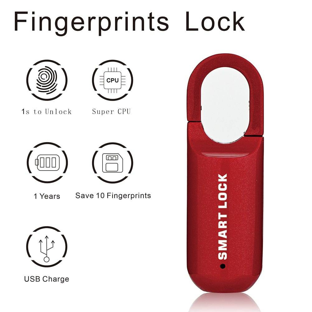 Smart Touch Fingerprint Padlock - Smart Shop (Online Store for wise shoppers) 