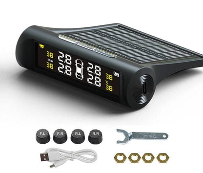 Solar Powered Car Tire Pressure Sensor Monitoring System - Smart Shop (Online Store for wise shoppers) 