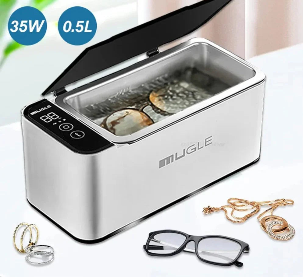 SearchFindOrder 110V US plug Sonic Spark Jewelry and Glasses Ultracleaner 35W Power, 500ML Capacity