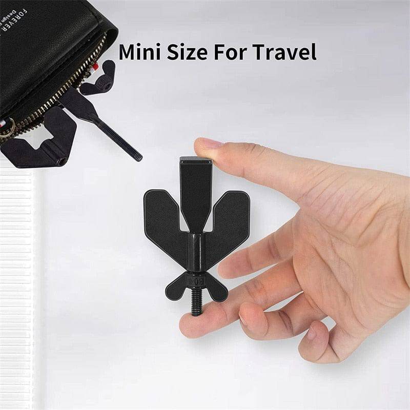 Stainless Steel Butterfly Portable Travel Door Stopper Lock - Smart Shop (Online Store for wise shoppers) 