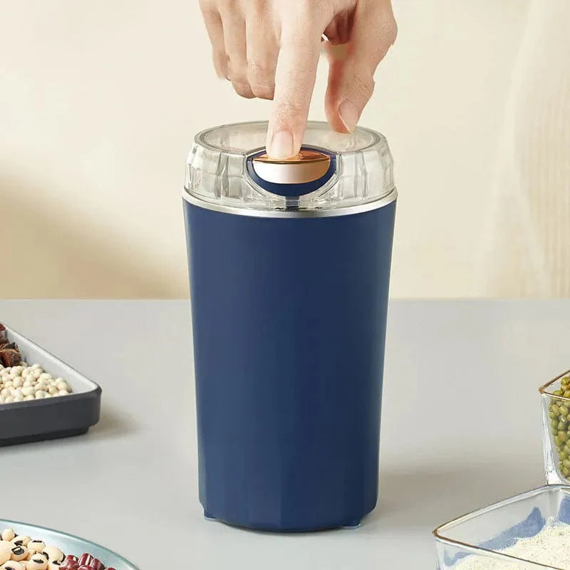 SearchFindOrder blue / us Stainless Steel Electric Kitchen Grinder for Nuts, Beans, and Grains