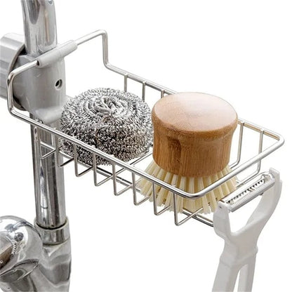 Stainless Steel Faucet Storage Rack