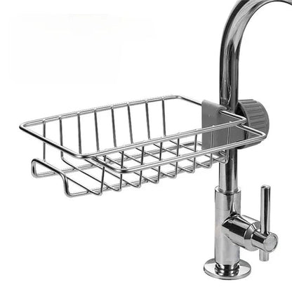 Stainless Steel Faucet Storage Rack