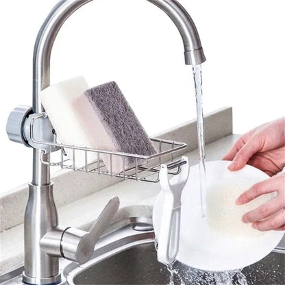 Stainless Steel Faucet Storage Rack