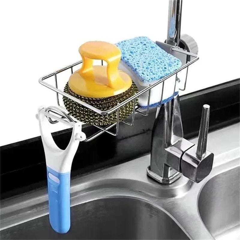 Stainless Steel Faucet Storage Rack