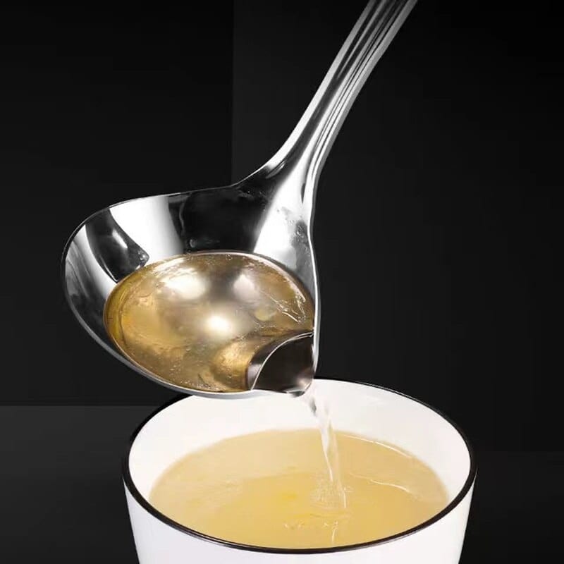 Stainless-Steel Oil Separator Ladle Spoon