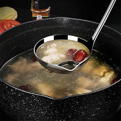 Stainless-Steel Oil Separator Ladle Spoon