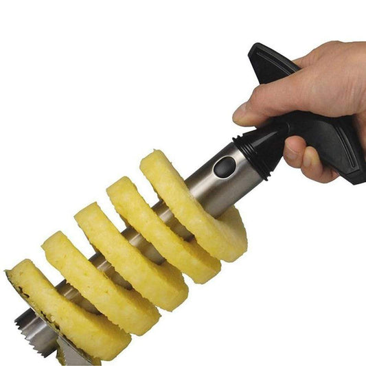 SearchFindOrder Black Stainless Steel Pineapple Corer Peeler