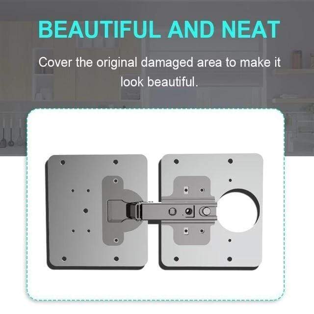 Stainless Steel Plate Hinge Repair Kit (4 Piece Set) - Smart Shop (Online Store for wise shoppers) 