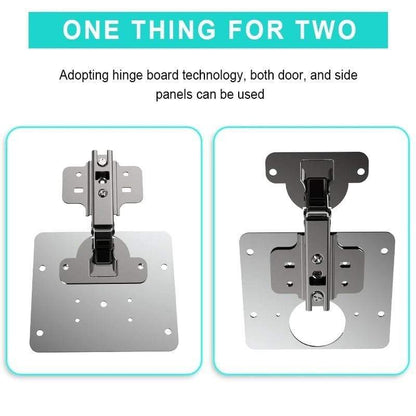 Stainless Steel Plate Hinge Repair Kit (4 Piece Set)