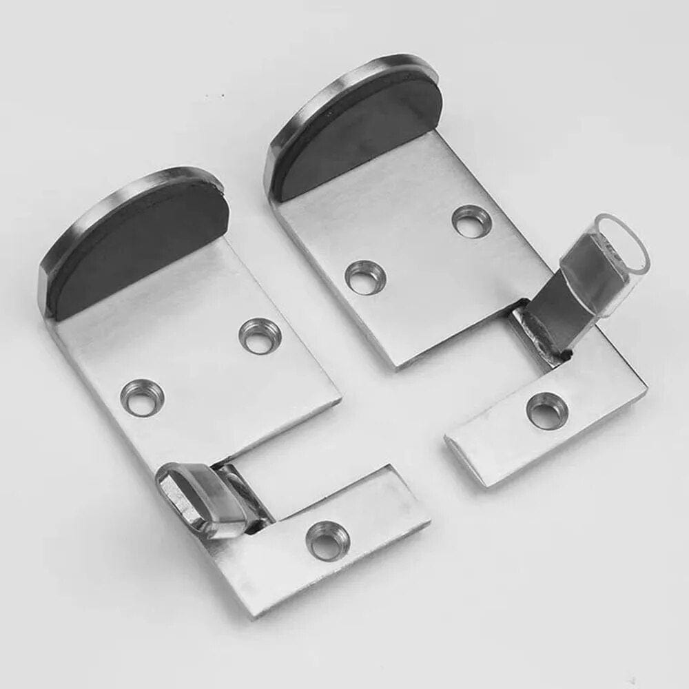 Stainless Steel Stealth Guard Door Stopper, Invisible Door Catch & Wall Protection System