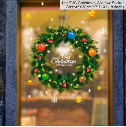 SearchFindOrder sticker 26 Festive Elegance 2023 Holiday Window Decals Christmas Cheer & New Year Joy Decor Set