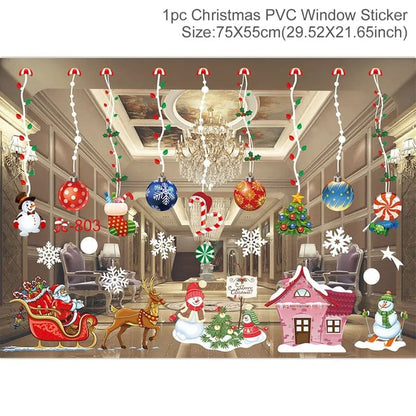 SearchFindOrder sticker 29 Festive Elegance 2023 Holiday Window Decals Christmas Cheer & New Year Joy Decor Set