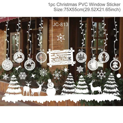 SearchFindOrder sticker 31 Festive Elegance 2023 Holiday Window Decals Christmas Cheer & New Year Joy Decor Set