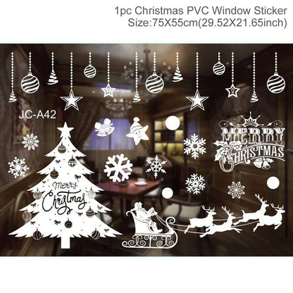 SearchFindOrder sticker 39 Festive Elegance 2023 Holiday Window Decals Christmas Cheer & New Year Joy Decor Set