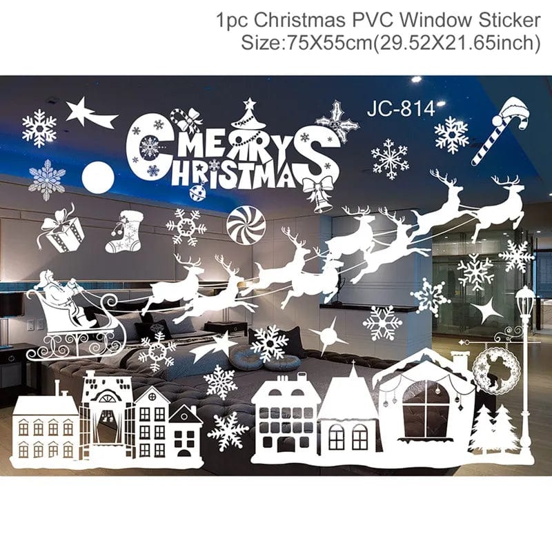 SearchFindOrder sticker 17 Festive Elegance 2023 Holiday Window Decals Christmas Cheer & New Year Joy Decor Set