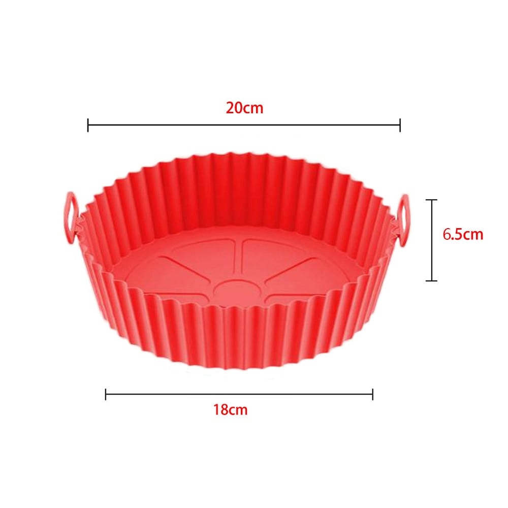 SearchFindOrder Style D Pink Air Fryer Silicone Baking Tray Liner