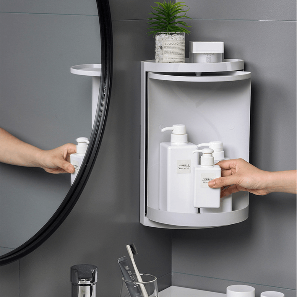 SwivelMax 360° Corner Storage Shelf