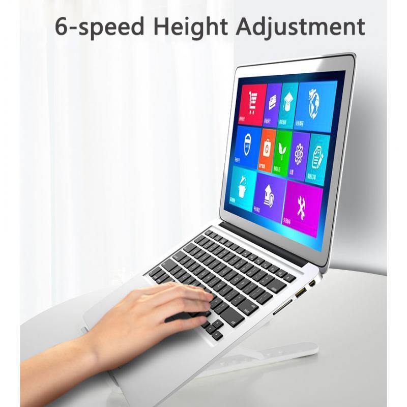 Portable Foldable Non-Slip Aluminum Laptop Stand - Smart Shop (Online Store for wise shoppers) 