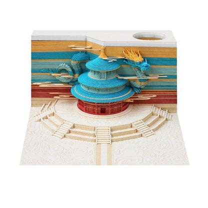 SearchFindOrder Kiyomizu Temple / China 3D Memo Block Calendar