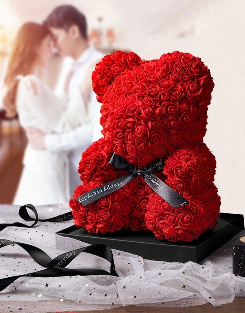 SearchFindOrder Red With Box & LED The Rose Bear