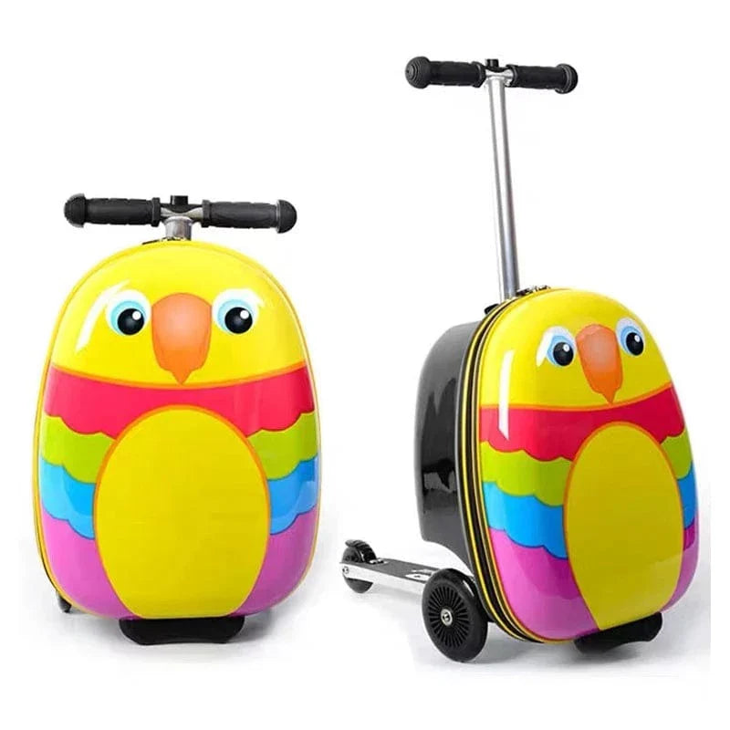 SearchFindOrder 03 / 18" / CHINA The Ultimate Rolling Suitcase and Scooter Combo for Kids