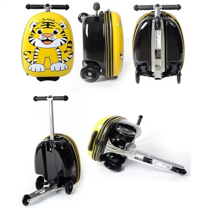 SearchFindOrder 06 / 18" / CHINA The Ultimate Rolling Suitcase and Scooter Combo for Kids