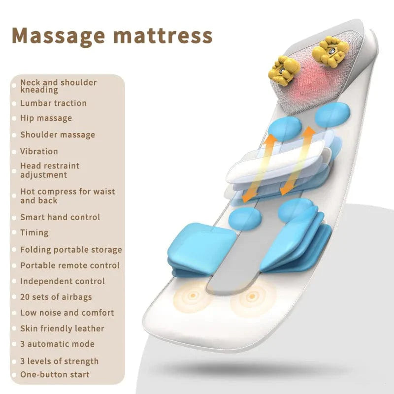 SearchFindOrder Upgrade / CHINA / UK Therapeutic Comfort Multi-Feature Full-Body Massage Mat