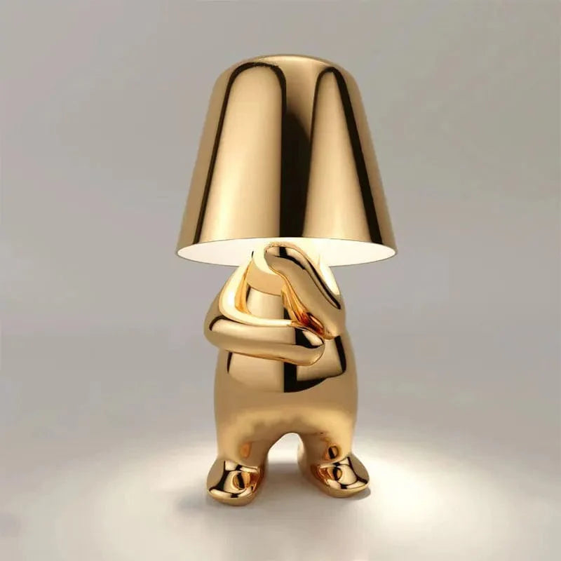 SearchFindOrder brother lamps 03 Resin LED Table Lamp Cartoon Thinker Design