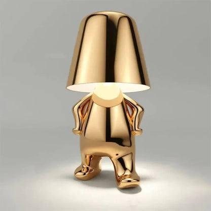 SearchFindOrder brother  lamp 05 Resin LED Table Lamp Cartoon Thinker Design