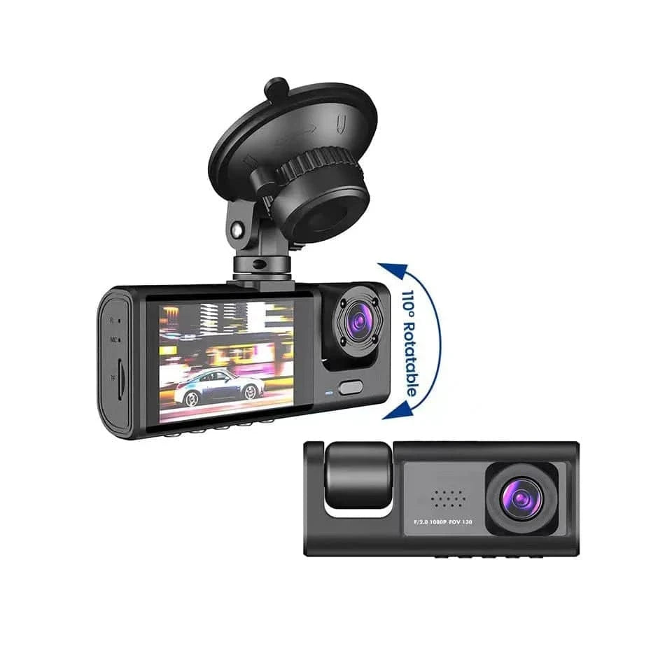 SearchFindOrder 3 Camera / 128G Three-Channel Car DVR HD DashCam