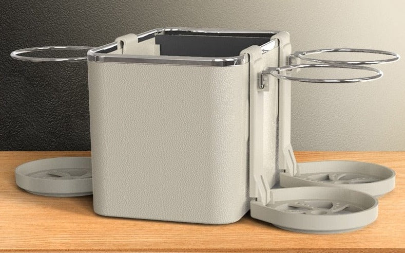 SearchFindOrder Double cup holder 1 Car Cup Holder Tissue Box & Multifunctional Armrest Storage