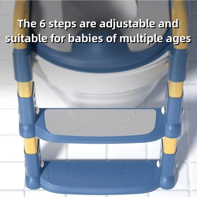 SearchFindOrder Blue and PVC mat Tiny Steps Toddler Toilet Trainer