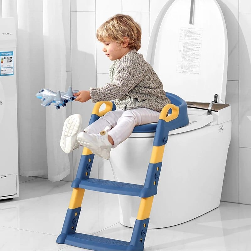 SearchFindOrder Gray and PVC mat Tiny Steps Toddler Toilet Trainer