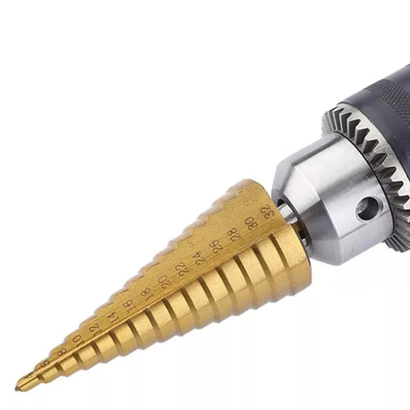 Titanium Pro Cut Precision Step Drill Set