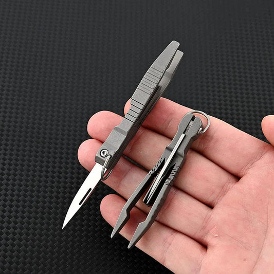 SearchFindOrder Jackknife 1 / CHINA Titanium Tweezer Knife Multifunctional Tool for All-Day Use