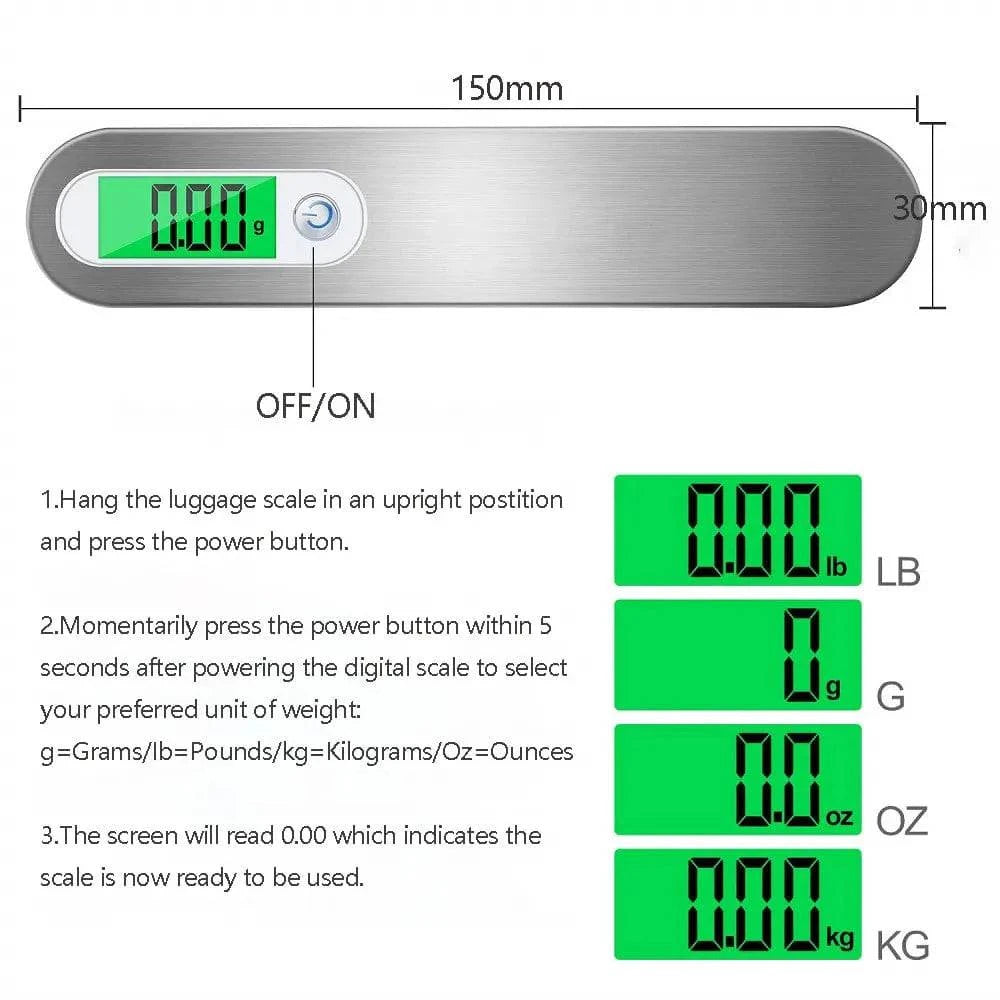 SearchFindOrder 50KG-3 / CHINA Travel Weigh Pro Digital Hang Scale