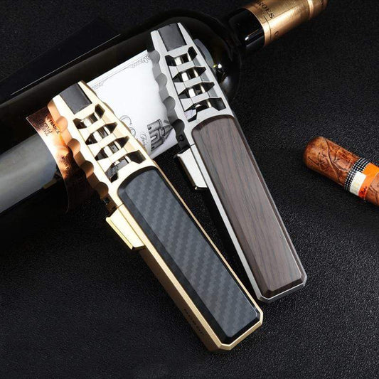 SearchFindOrder Black Gold Turbo Jet Torch Lighter