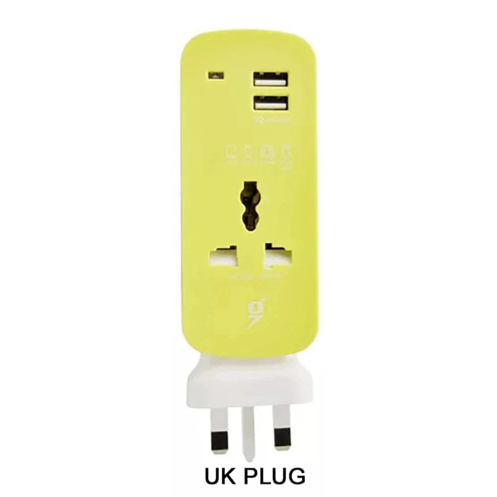 Portable Universal Sockets with USB Charger Outlet US/EU/UK - Smart Shop (Online Store for wise shoppers) 