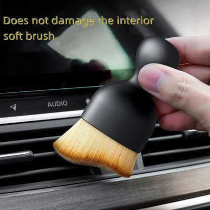 Car Interior Detailing Brush, Soft Bristles Cleaning Brush, Auto Detail Car Dash Duster Brush for Automotive Dashboard, Air Conditioner Vents, Leather, Scratch Free