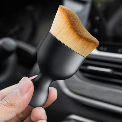 Car Interior Detailing Brush, Soft Bristles Cleaning Brush, Auto Detail Car Dash Duster Brush for Automotive Dashboard, Air Conditioner Vents, Leather, Scratch Free