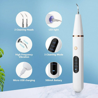 Ultrasonic Dental Scaler Teeth Whitening Wand, Teeth Cleaning Kit - Smart Shop (Online Store for wise shoppers) 