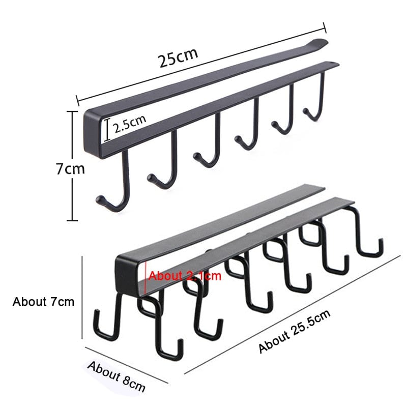 Under Shelf Storage Hanging Rack Organizer