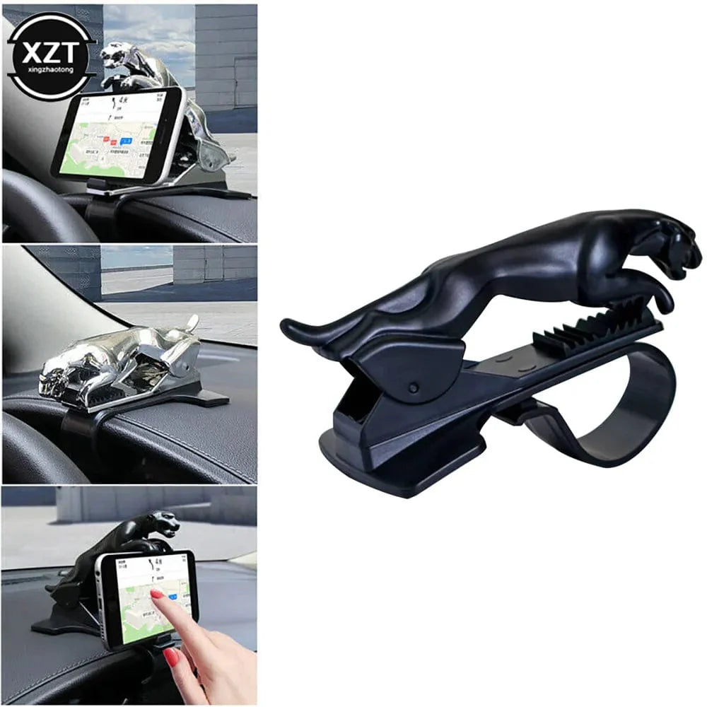 360° Rotating Car Dashboard Leopard Design Phone Holder