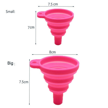 Collapsible Foldable Silicone Funnel