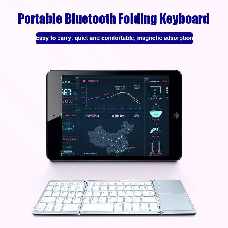 Universal Mini Foldable Wireless Keyboard with Touchpad - Smart Shop (Online Store for wise shoppers) 