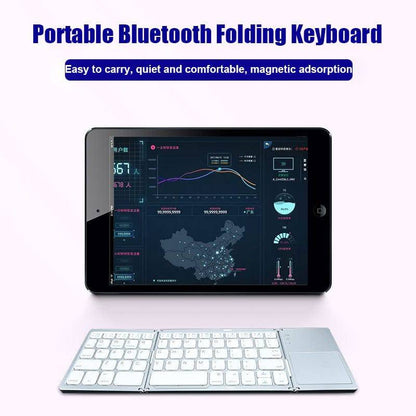 Universal Mini Foldable Wireless Keyboard with Touchpad - Smart Shop (Online Store for wise shoppers) 