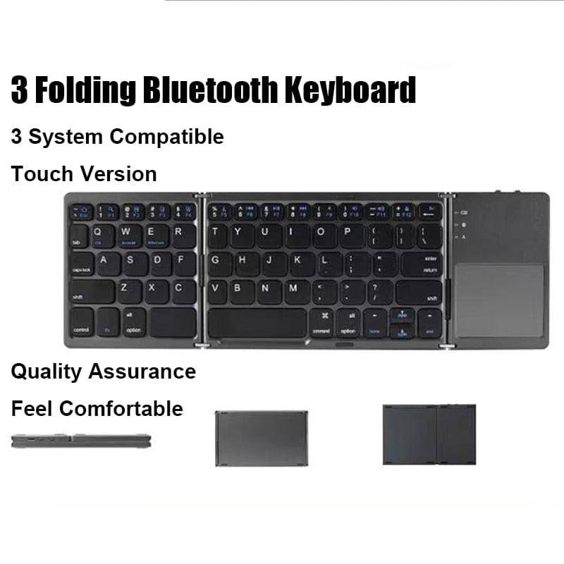 Universal Mini Foldable Wireless Keyboard with Touchpad - Smart Shop (Online Store for wise shoppers) 