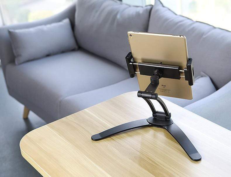 SearchFindOrder Black Universal Tablet & Phone Wall Mounted and Desk Stand