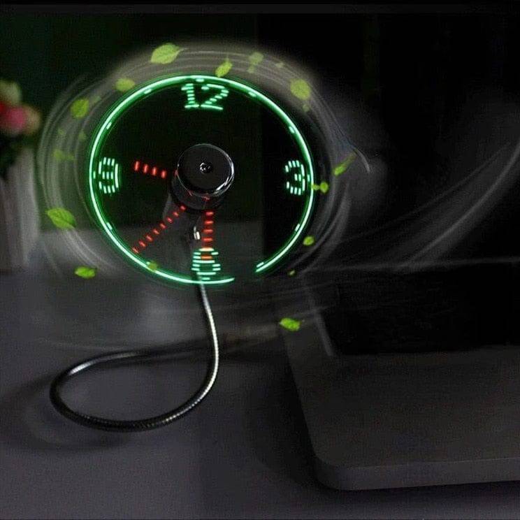 USB Fan Time And Temperature Display Clock - Smart Shop (Online Store for wise shoppers) 